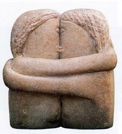CONSTANTIN BRANCUSI, The Kiss